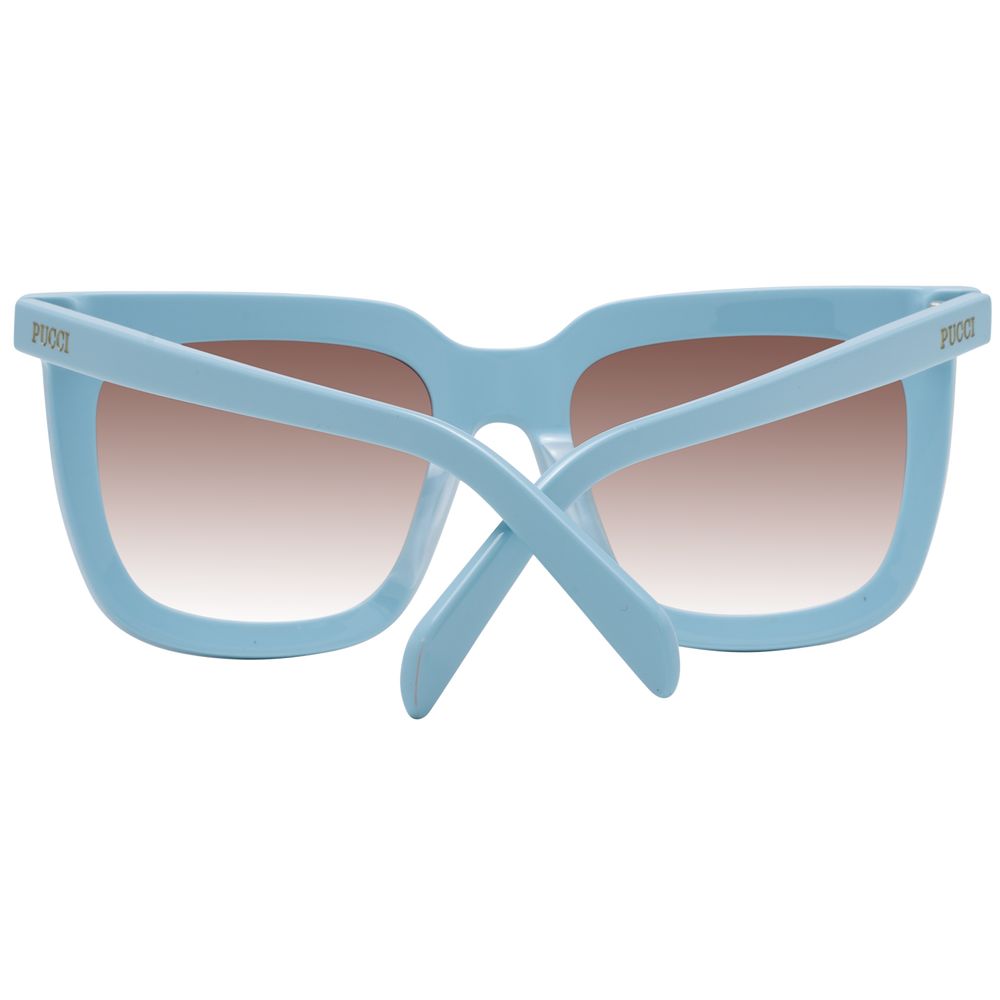 Emilio Pucci Blue Plastic Sunglasses
