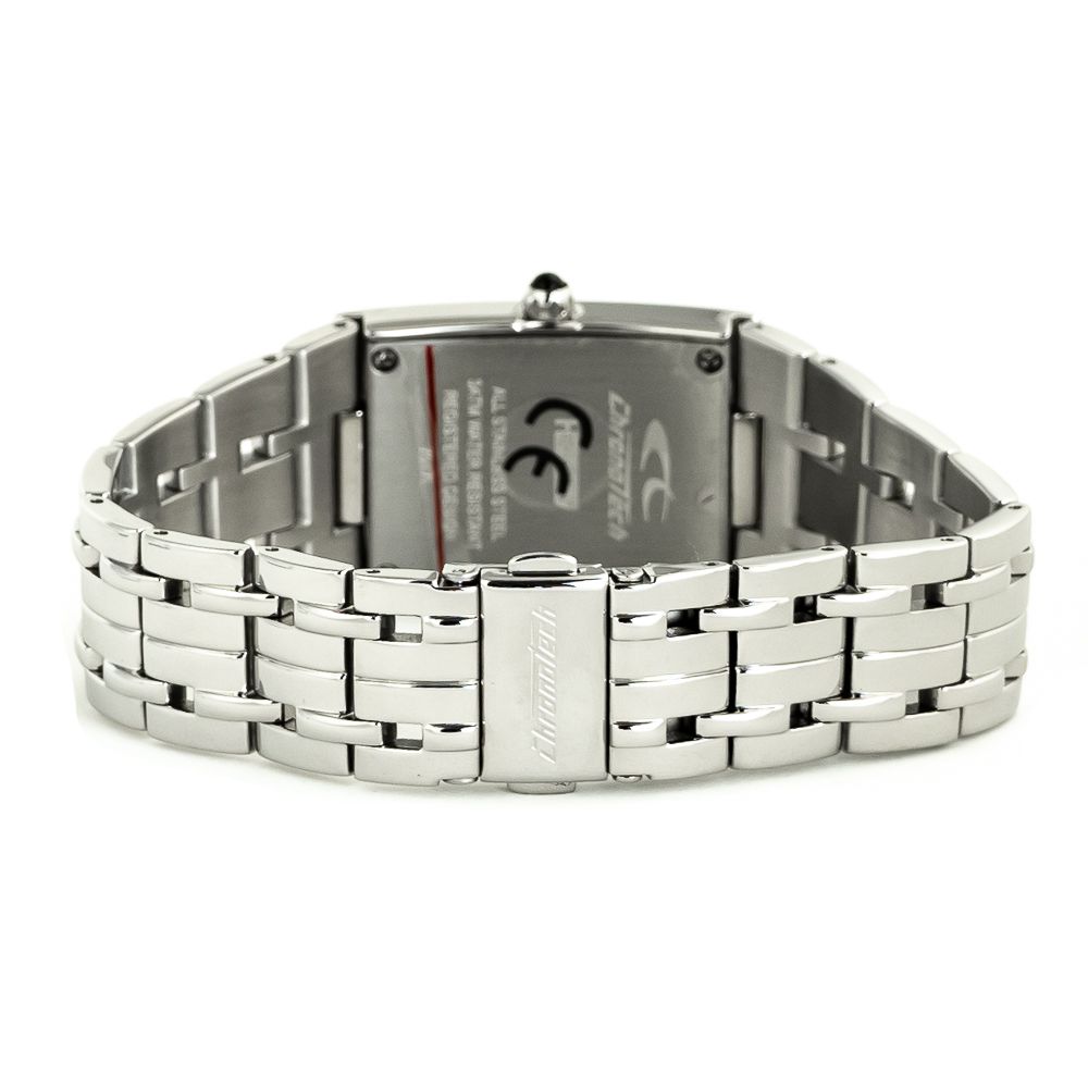 Chronotech Silver Stainless Steel Dress Watch