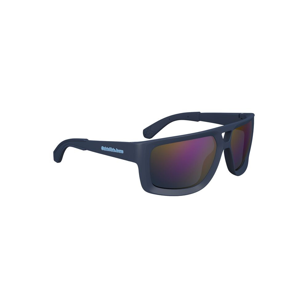 Calvin Klein Blue Plastic Men Sunglasses