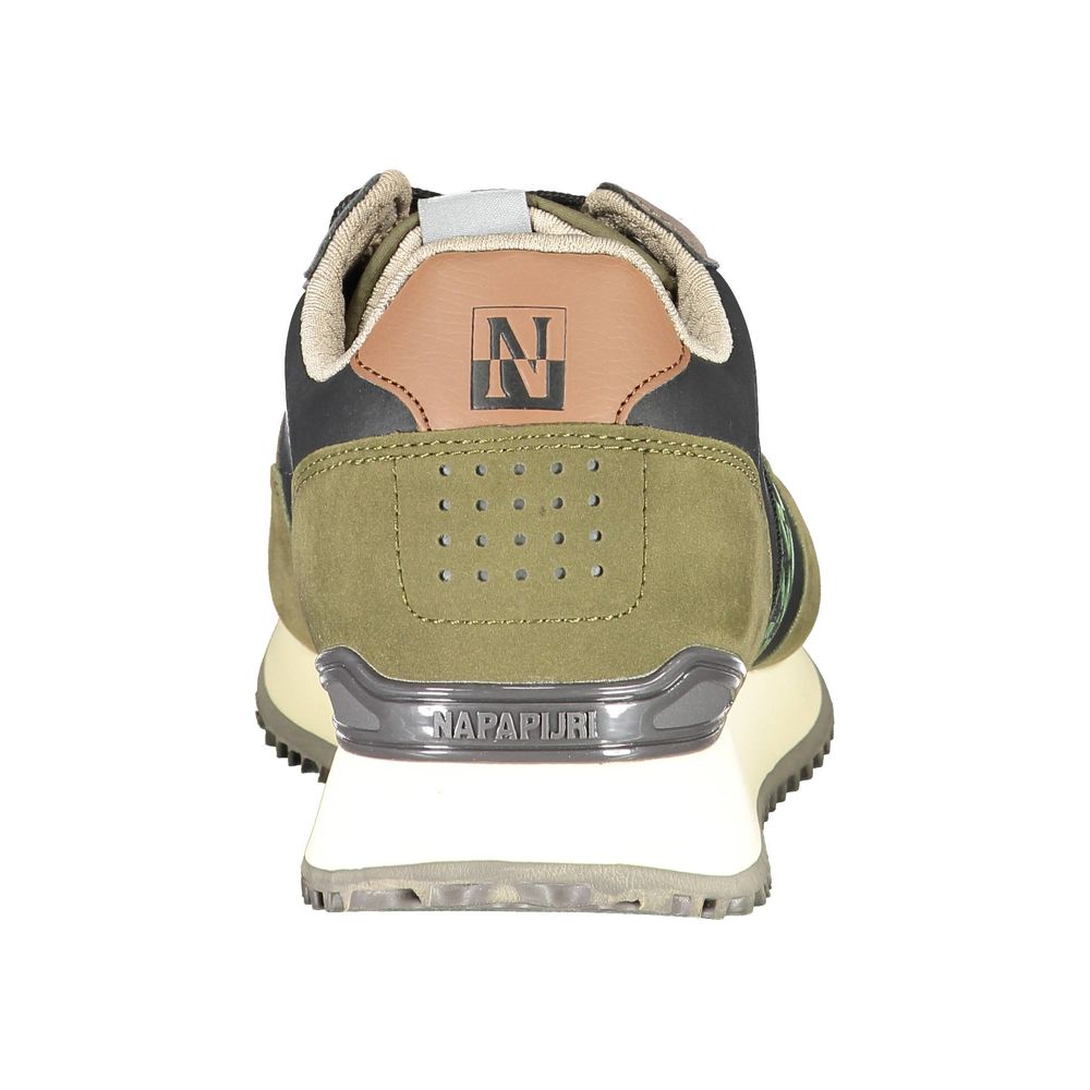 Napapijri Green Polyester Men Sneaker