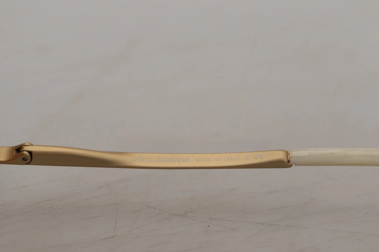 Dolce & Gabbana DG2159B Beige Gold Straw Butterfly Crystals Sunglasses