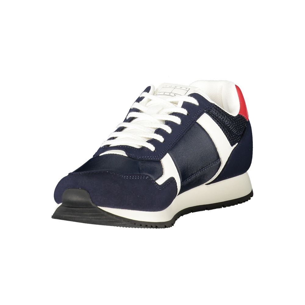 Tommy Hilfiger Blue Polyester Men Sneaker
