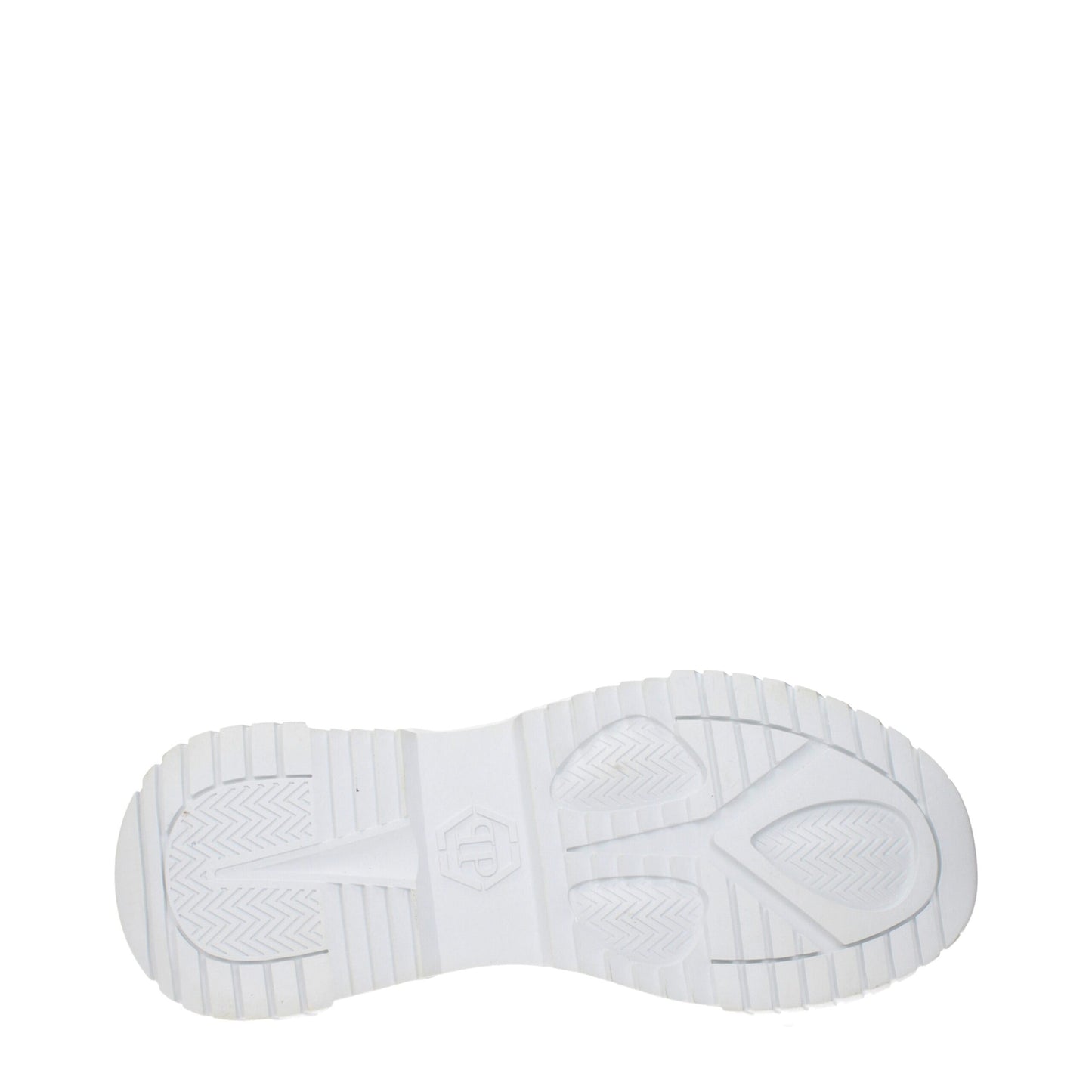 Philipp Plein White Fabric Chunky Sneakers