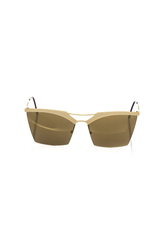 Frankie Morello Gold Metallic Fibre Women's Sunglasses