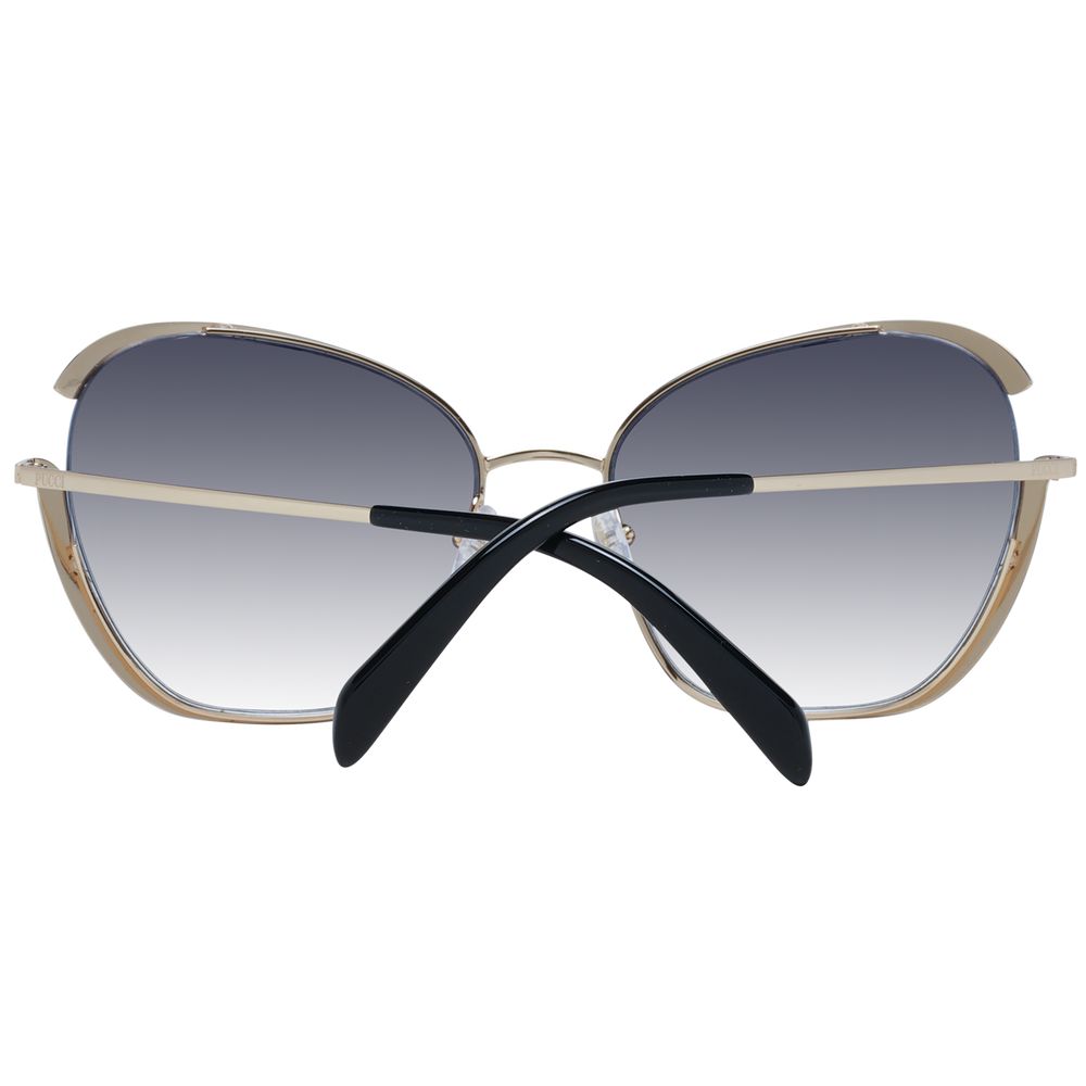 Emilio Pucci Gold Metal Sunglasses