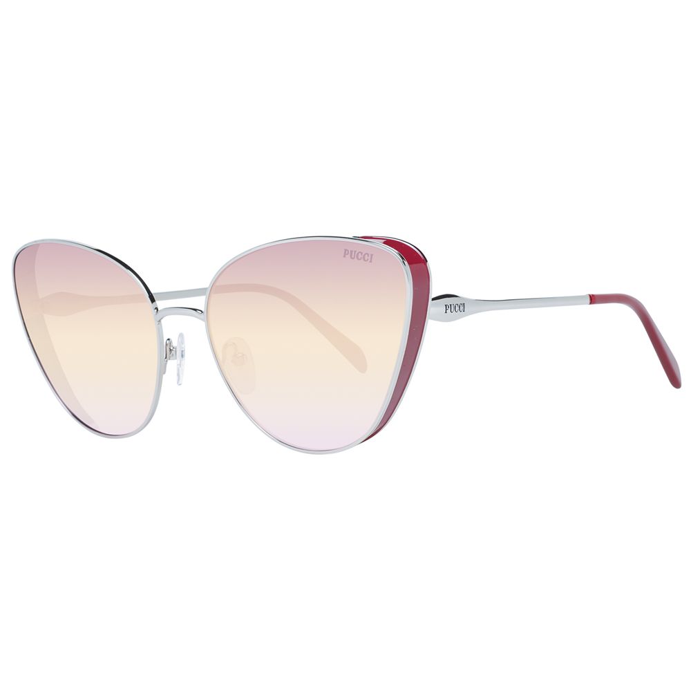 Emilio Pucci Silver Metal Sunglasses