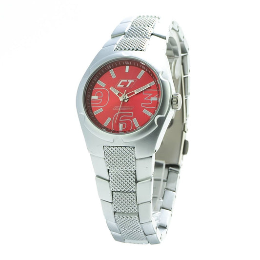 Chronotech Silver Stainless Steel Dress Watch