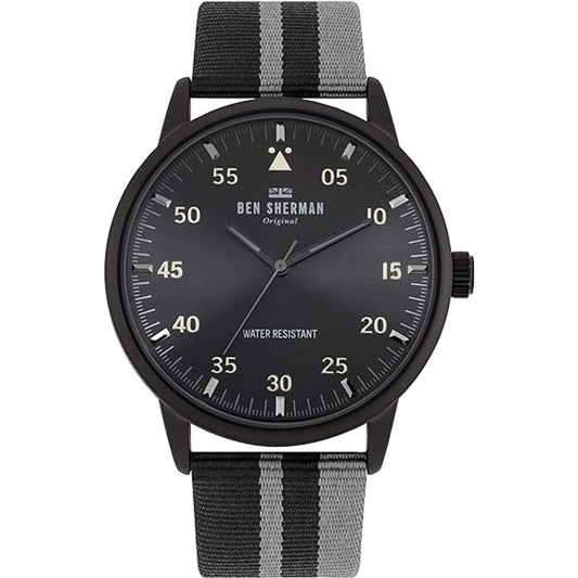 Ben Sherman Gray Fabric Bracelet Watch