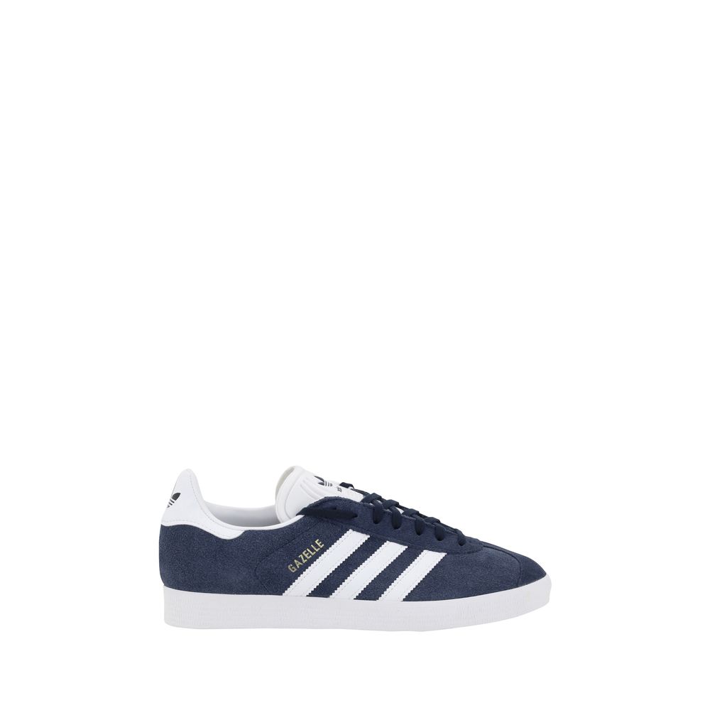 Adidas Blue Nubuc Leather Low Top Sneakers