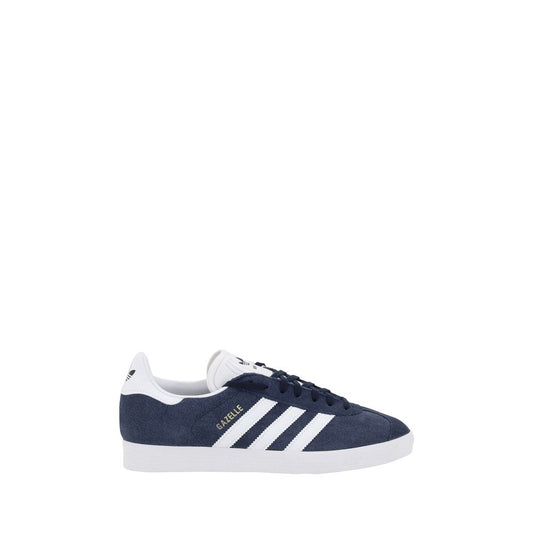 Adidas Blue Nubuc Leather Low Top Sneakers