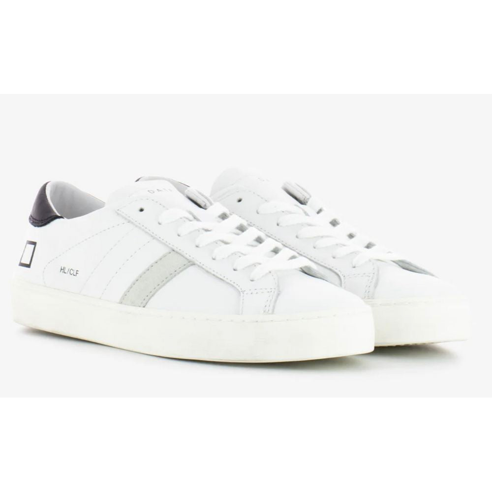 D.A.T.E White Leather Sneaker
