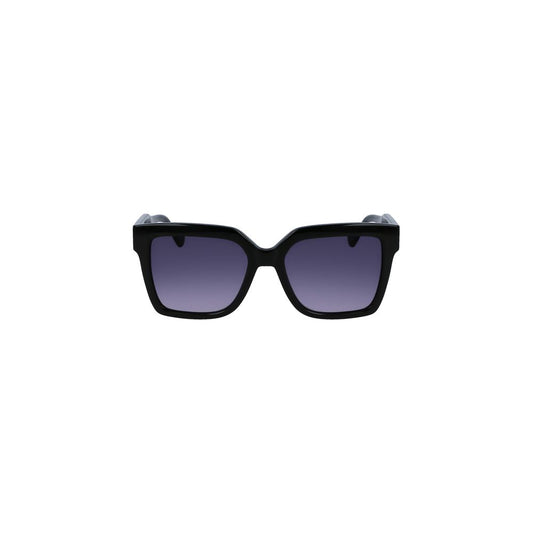 Liu Jo Black Acetate Women Sunglasses