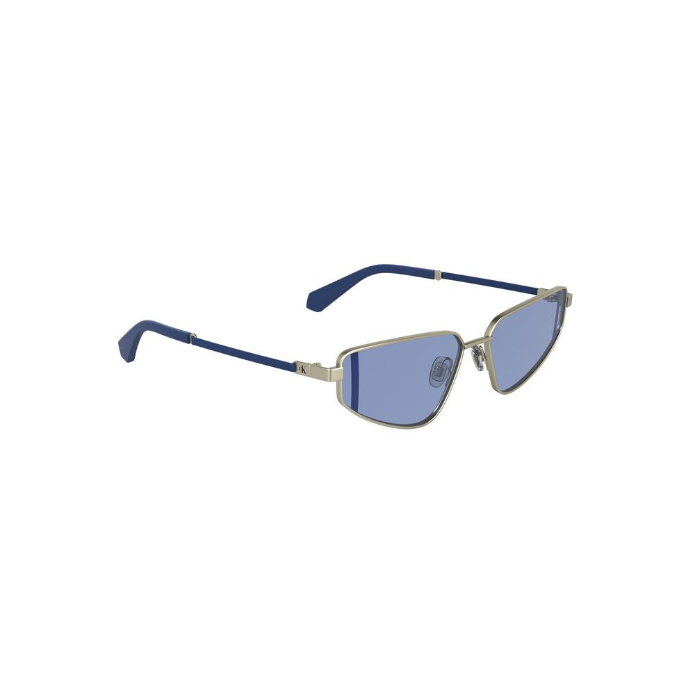 Calvin Klein Gray Metal Women Sunglasses