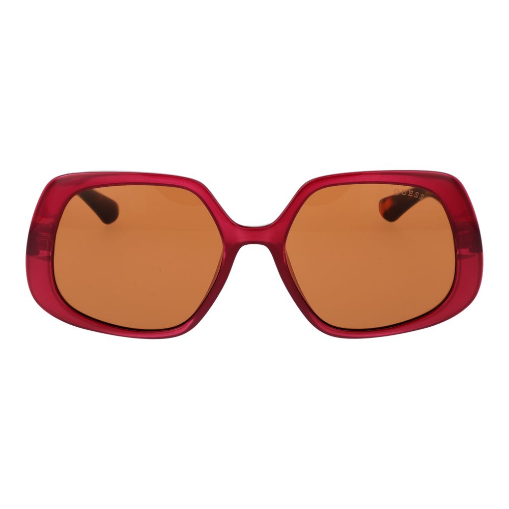 Guess Burgundy Plastic Sunglasses