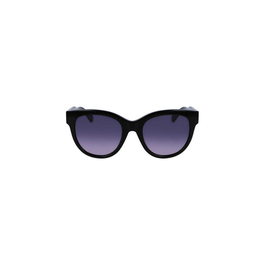 Liu Jo Black Acetate Women Sunglasses