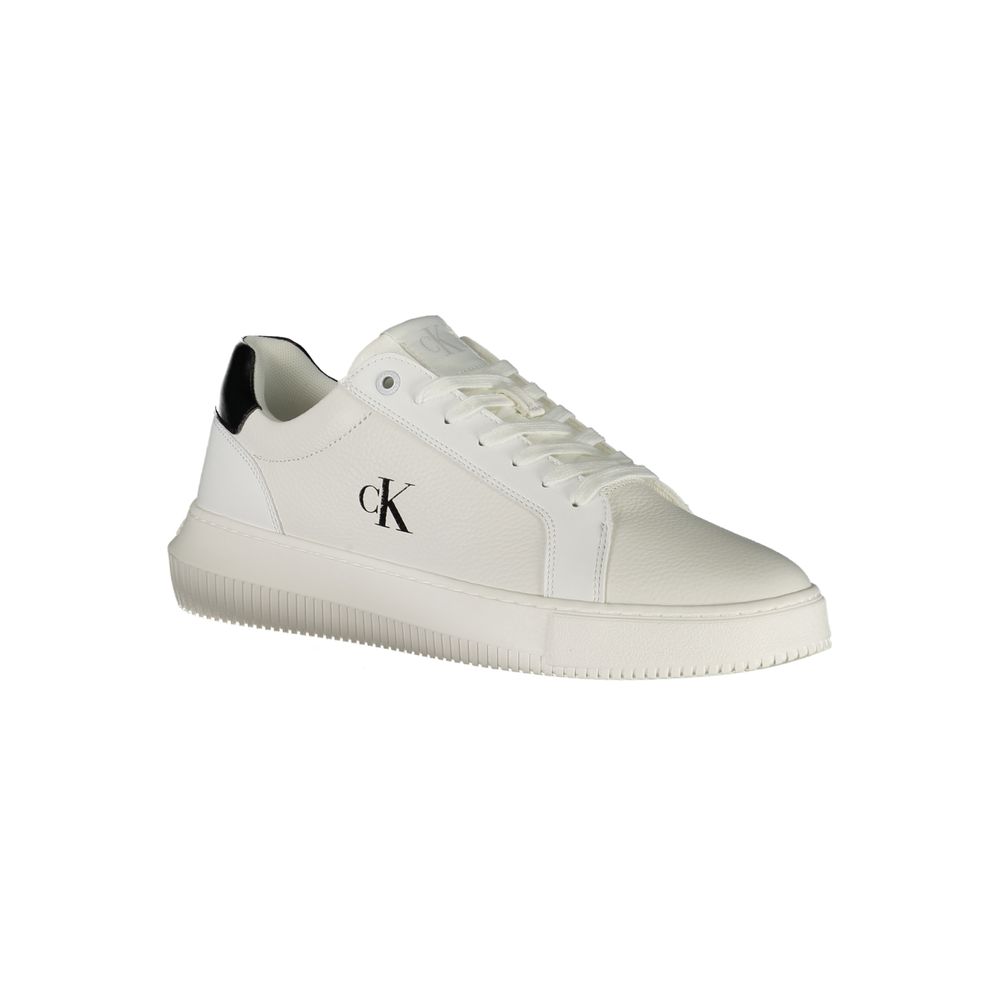 Calvin Klein White Leather Men Sneaker