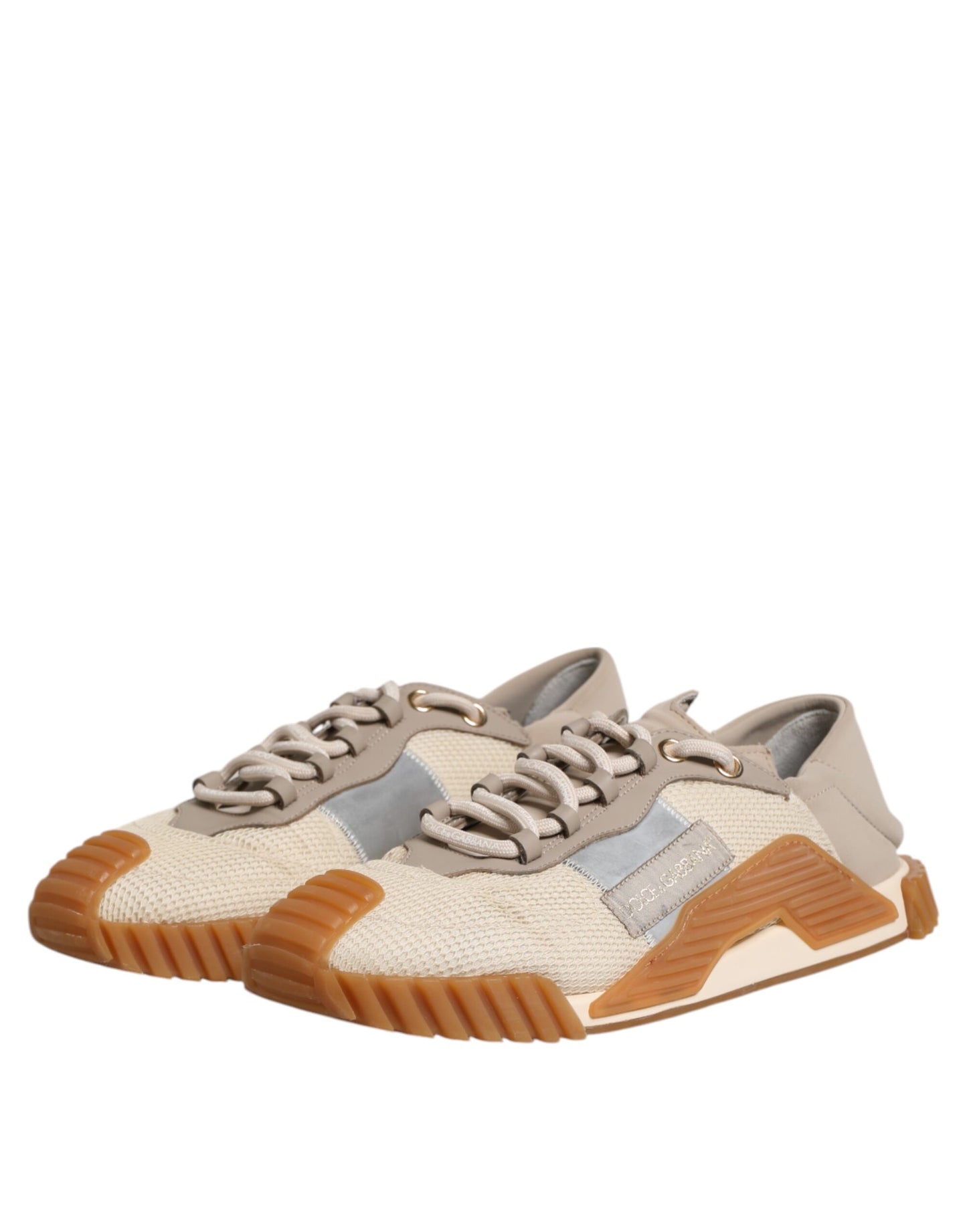 Dolce & Gabbana Multicolor Lace Up Low Top NS1 Sneakers Shoes