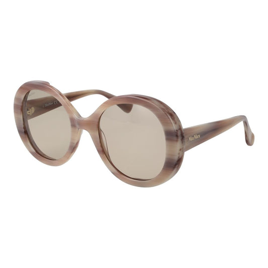 Max Mara Cream Acetate Sunglasses