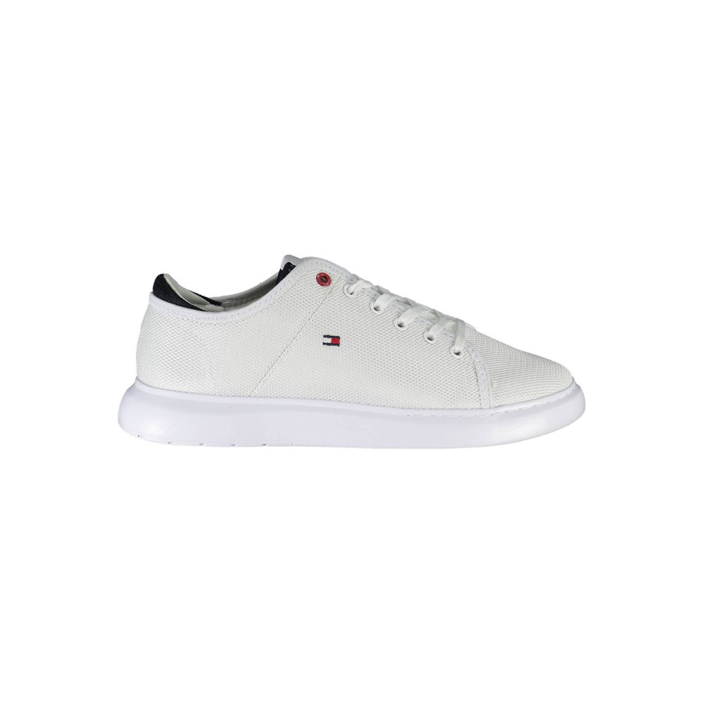 Tommy Hilfiger White Polyester Sneaker