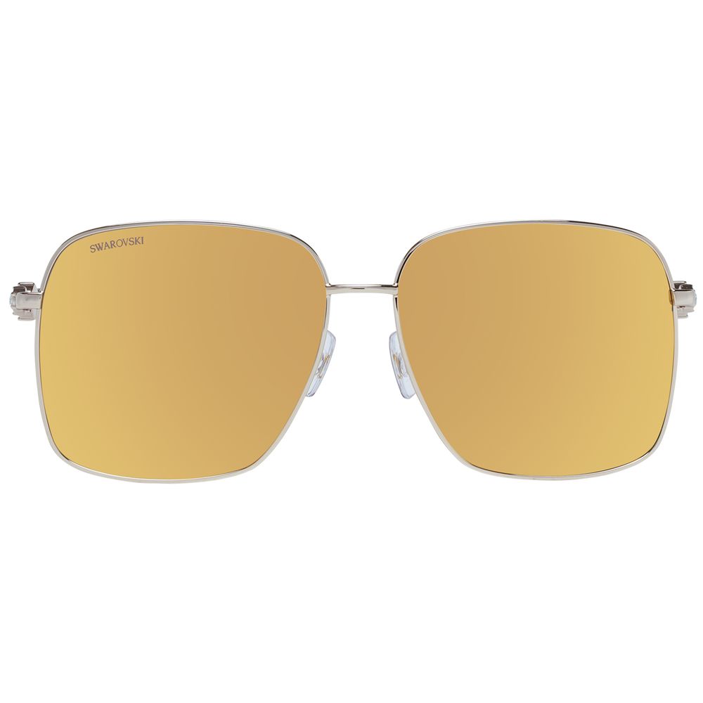 Swarovski Gold Metal Sunglasses
