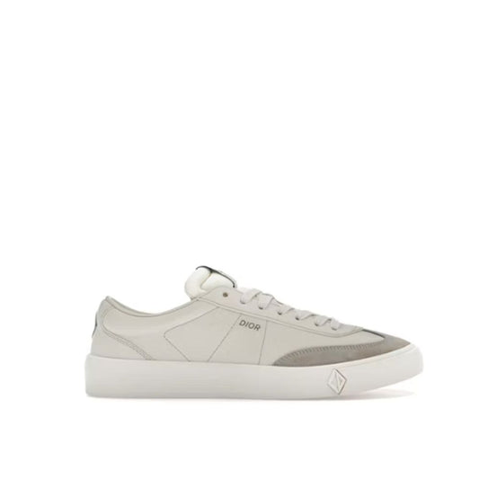 Dior Gray Calfskin Low Top Sneakers