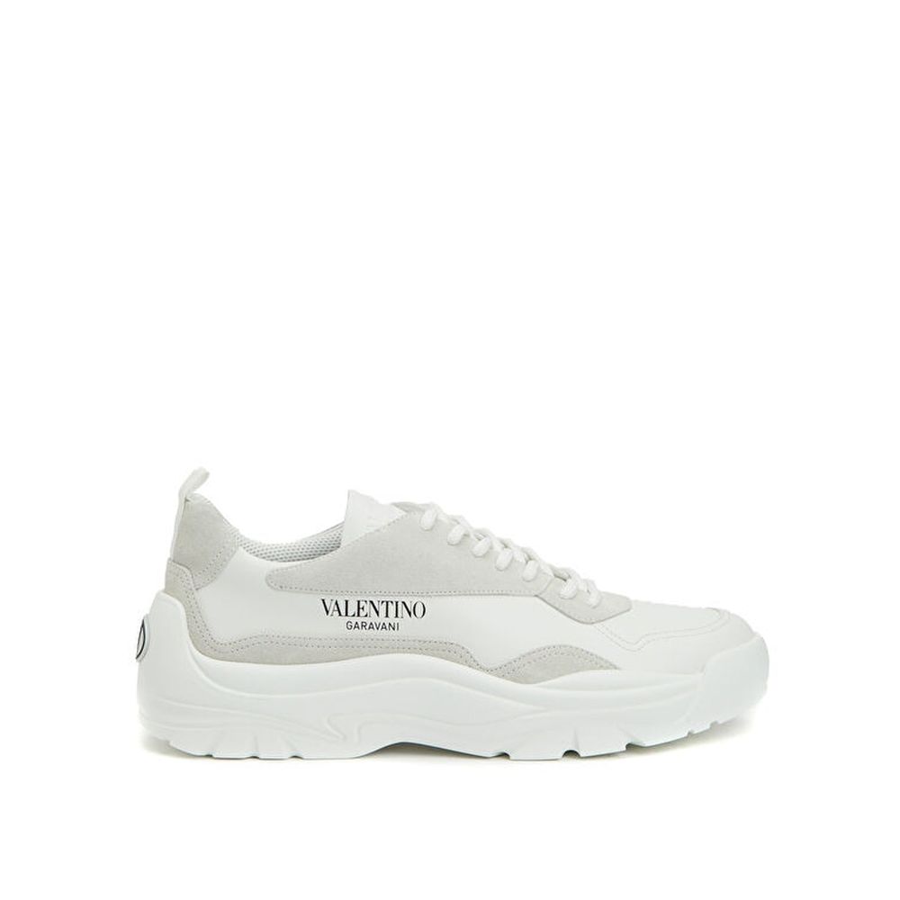 Valentino Garavani White Leather Low Top Sneakers