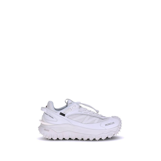 Moncler White Polyamide Athletic Sneakers