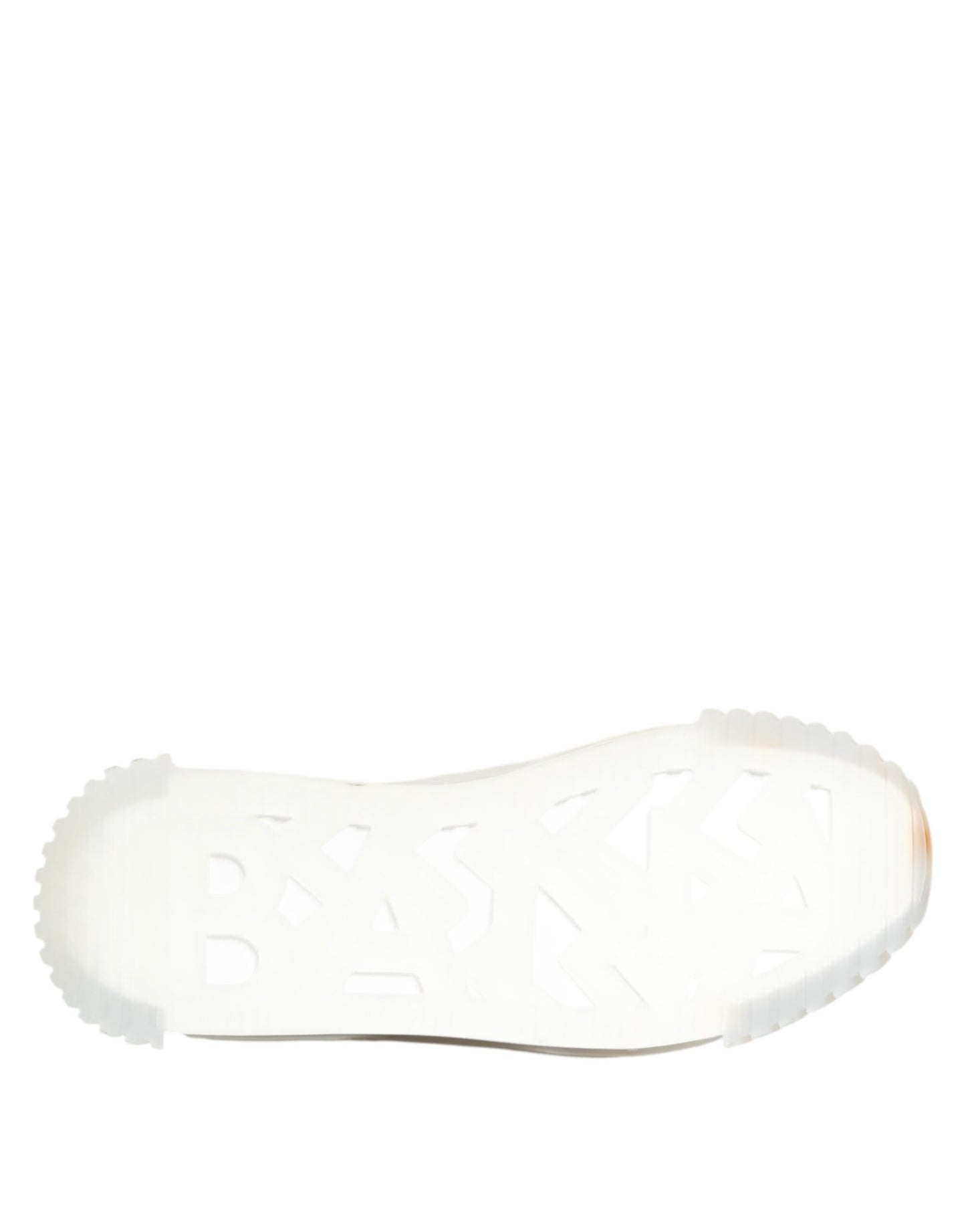 Dolce & Gabbana Silver Black Nylon NS1 Low Top Sneakers Shoes