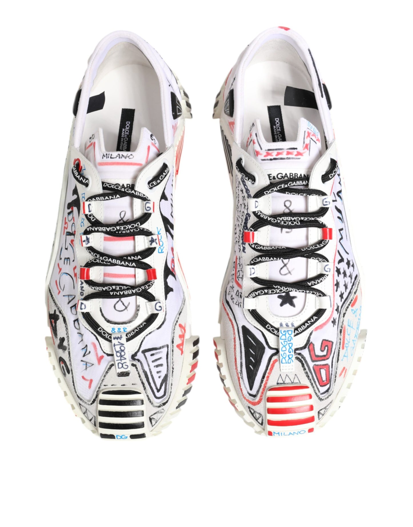 Dolce & Gabbana Multicolor Low Top NS1 Men Sneakers Shoes