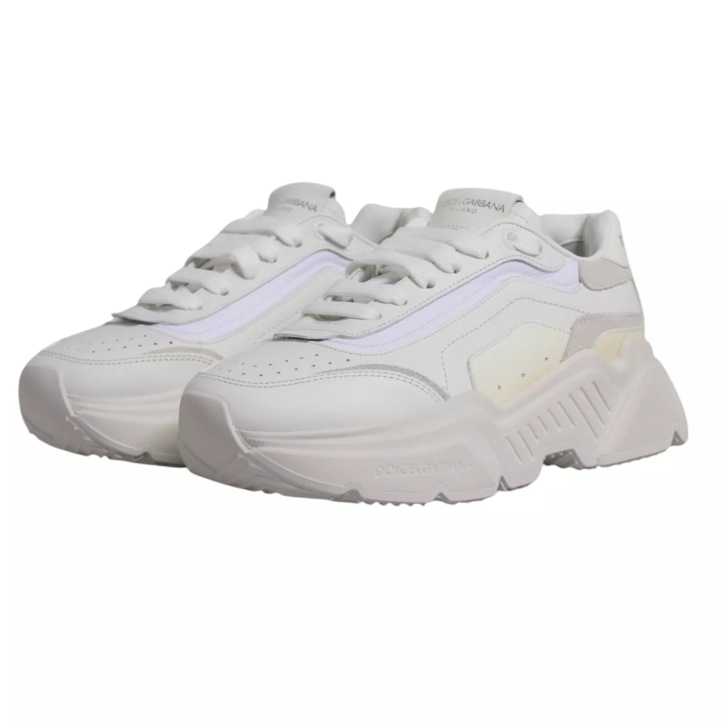 Dolce & Gabbana White Daymaster Low Top Mens Sneakers