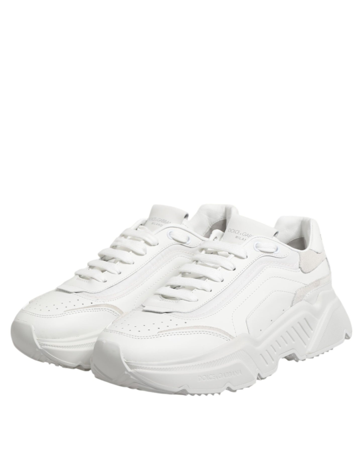 Dolce & Gabbana White Daymaster Low Top Men Sneakers Shoes