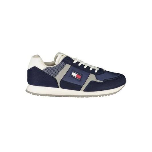 Tommy Hilfiger Blue Polyester Men Sneaker