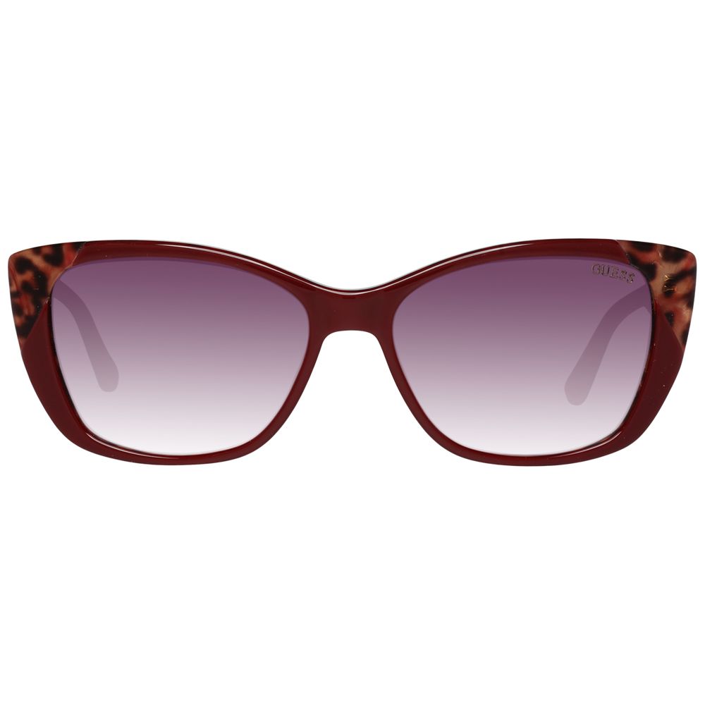 Guess Burgundy Plastic Sunglasses
