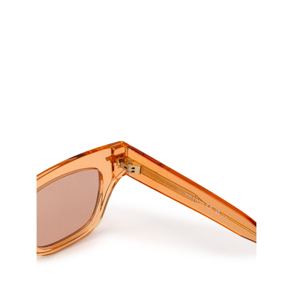 Bottega Veneta Orange Acetate Sunglasses