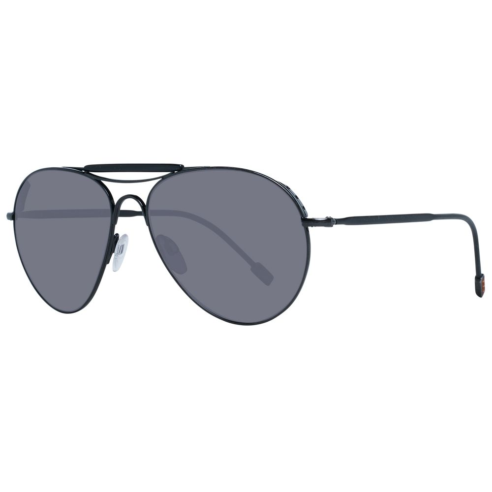 Ermenegildo Zegna Black Titanium Sunglasses