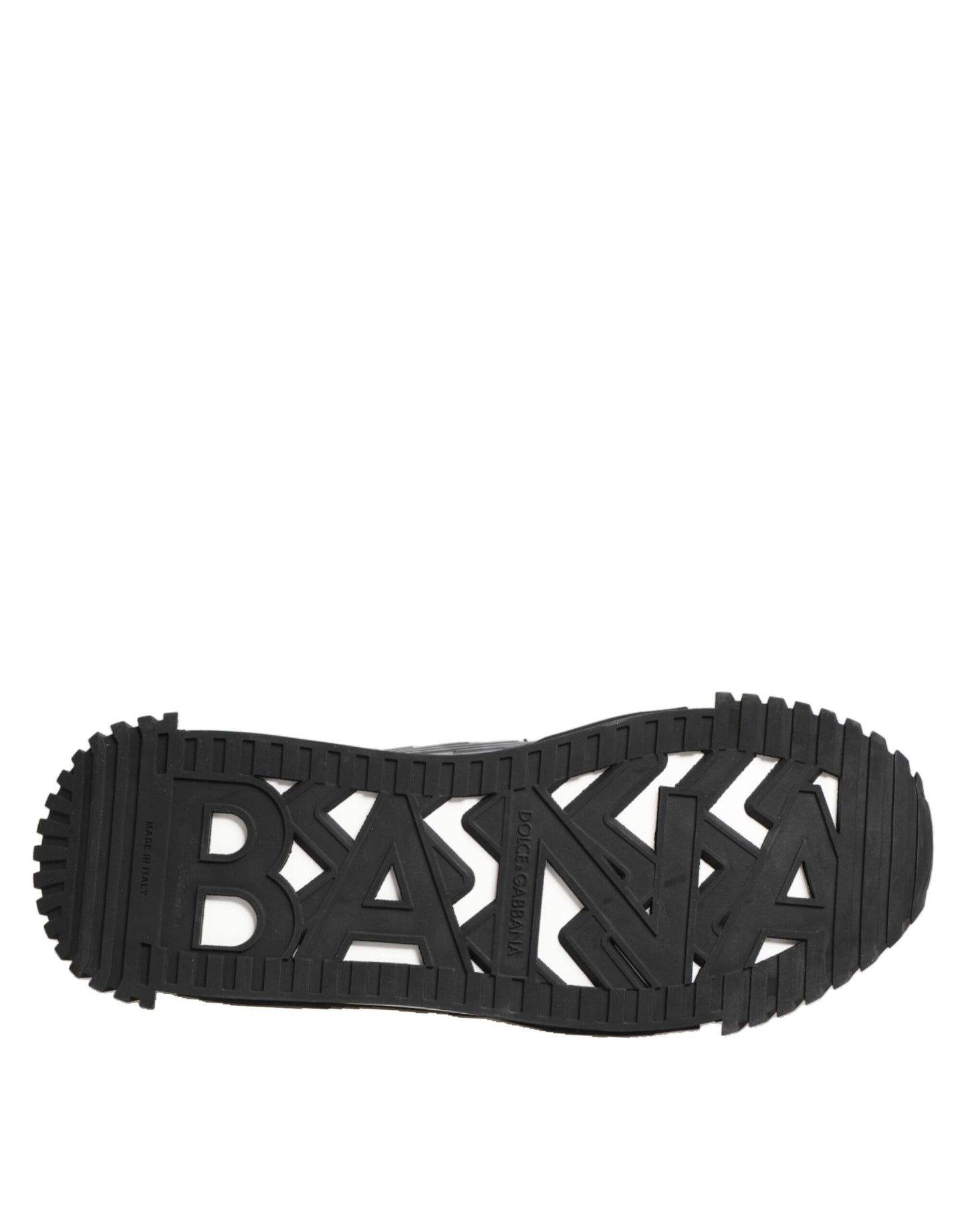 Dolce & Gabbana Black Logo Lace Low Top NS1 Sneaker Shoes