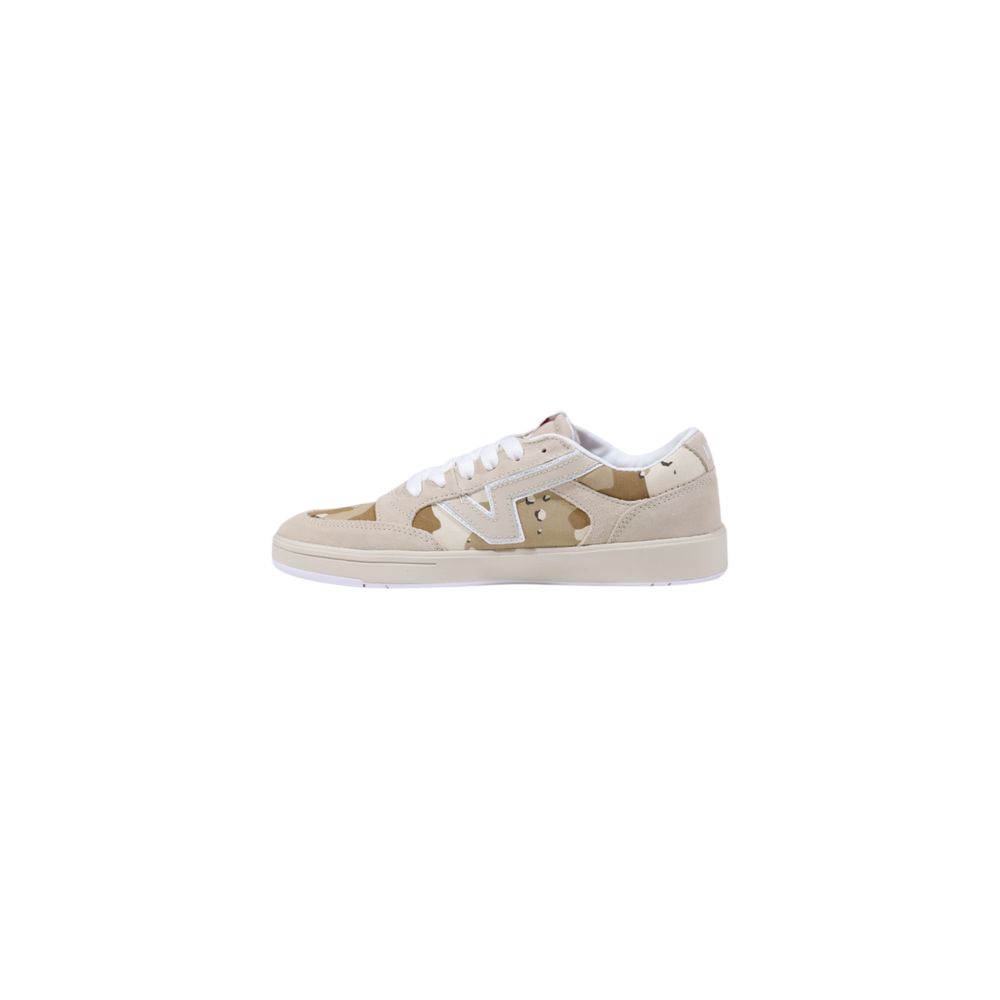 Vans Beige Suede Leather Low Top Sneakers