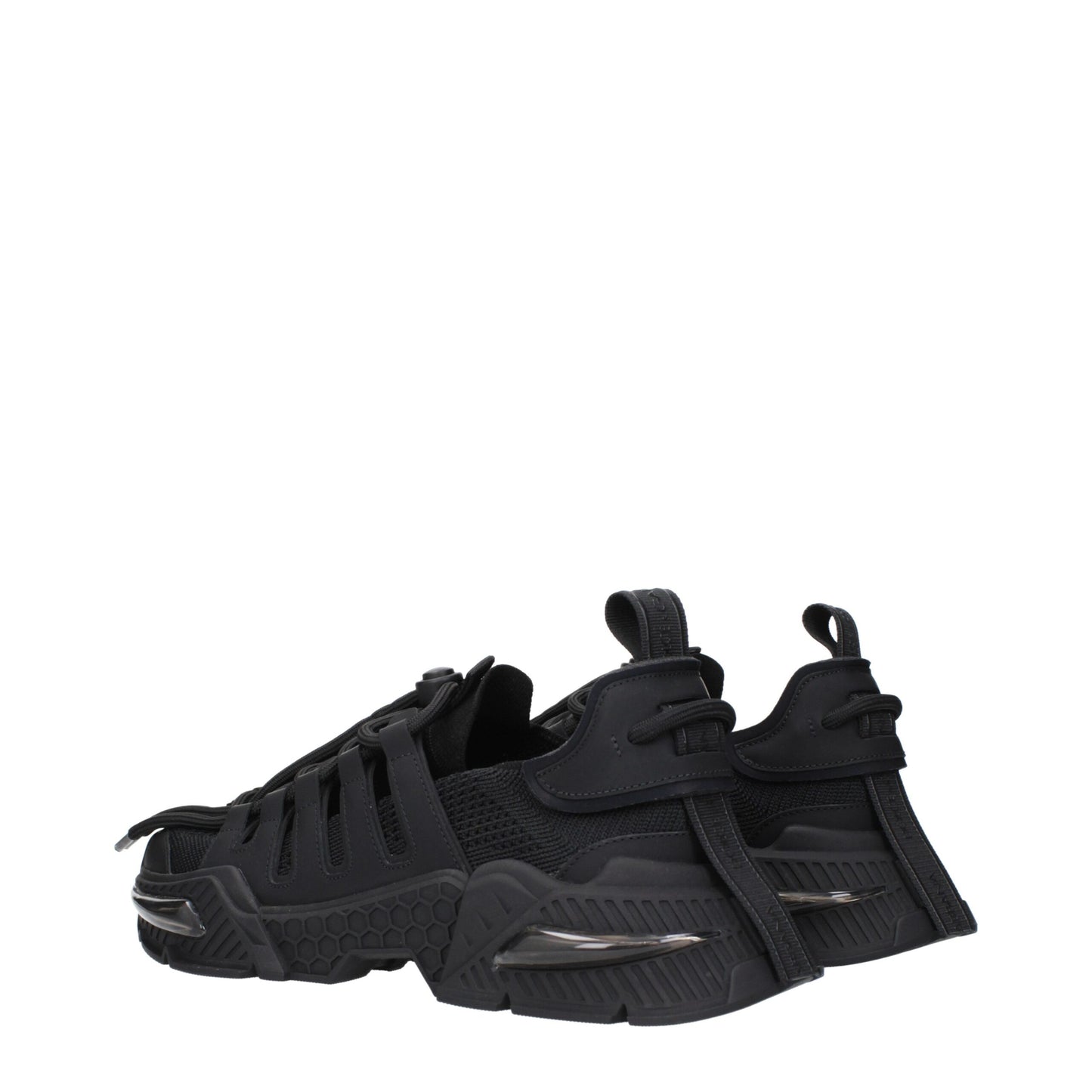 Dolce & Gabbana Black Fabric Athletic Sneakers