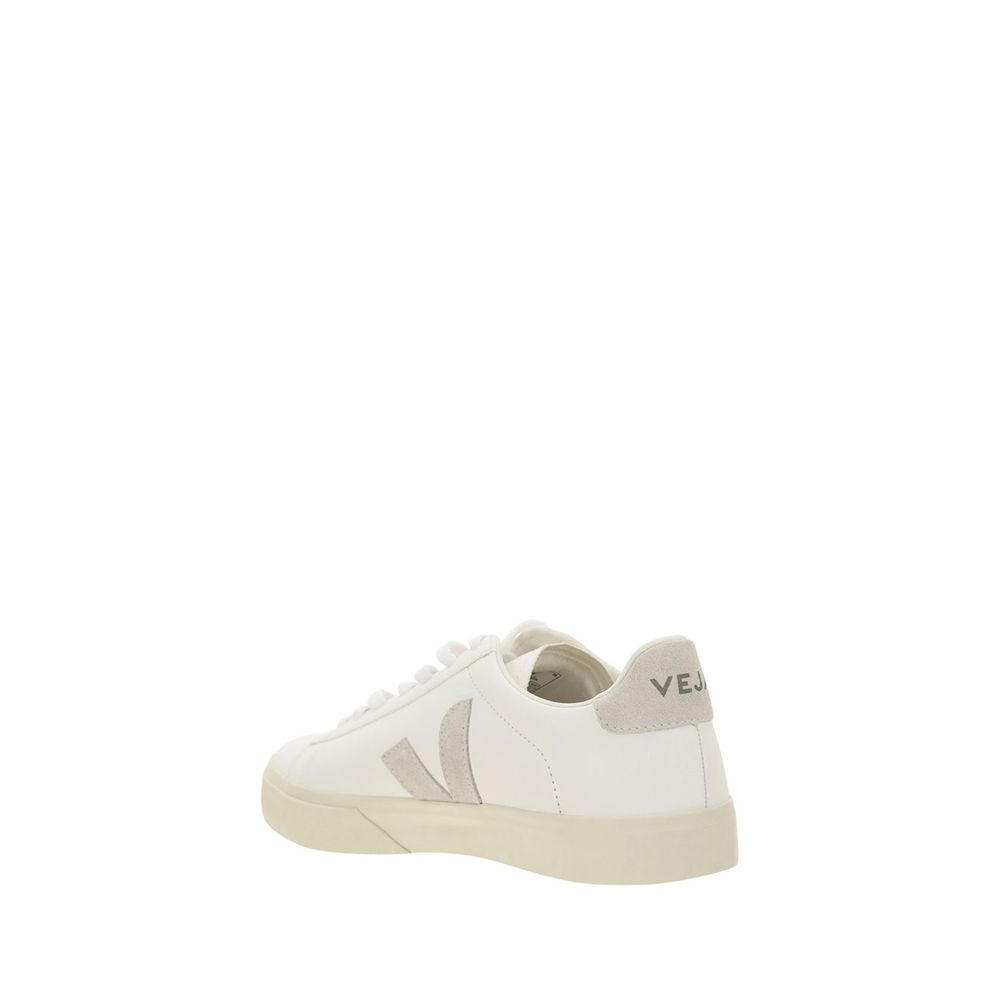 Veja White Calf Leather Bos Taurus Low Top Sneakers