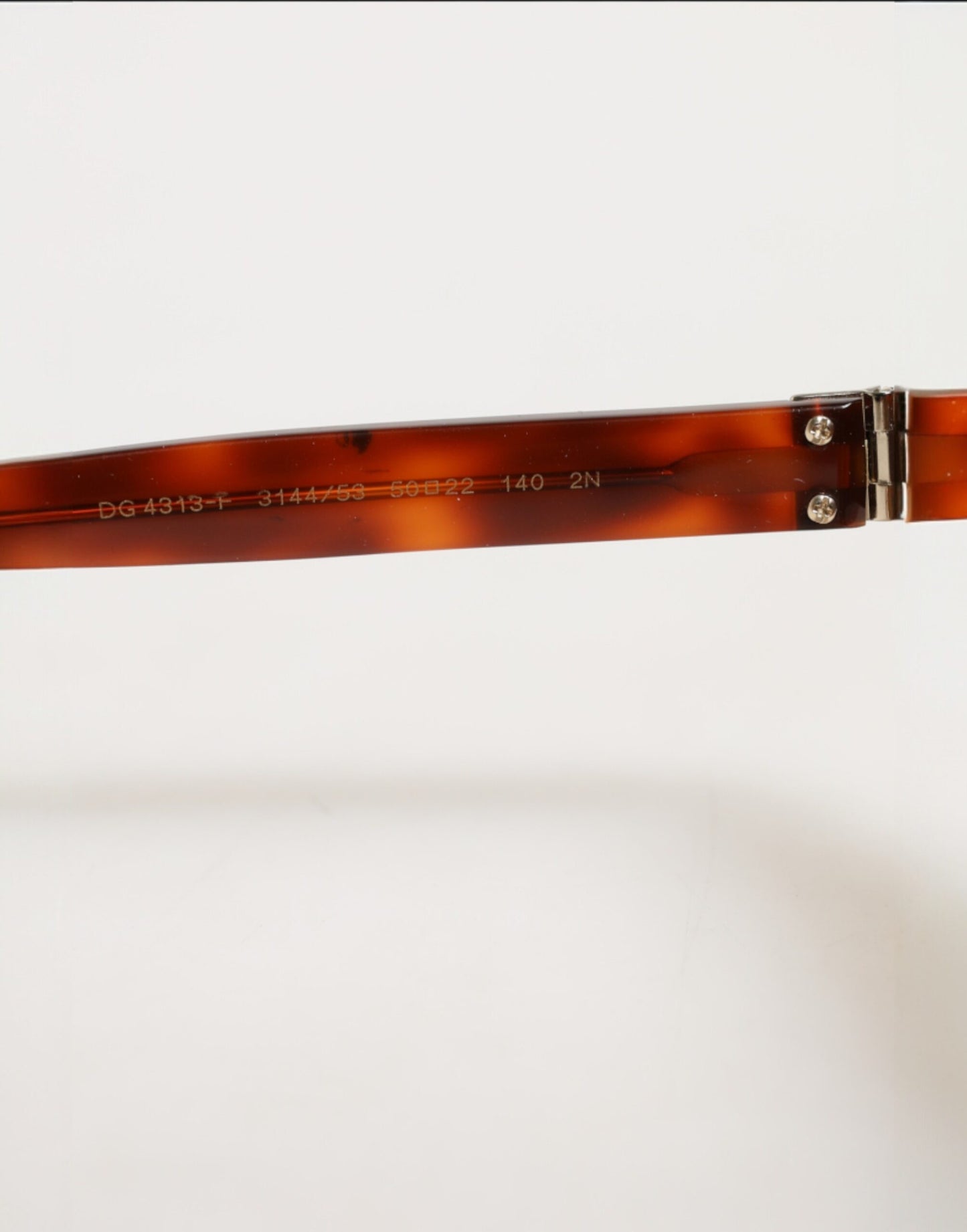 Dolce & Gabbana DG4313F Brown Tortoiseshell Pilot Frame Shades Sunglasses