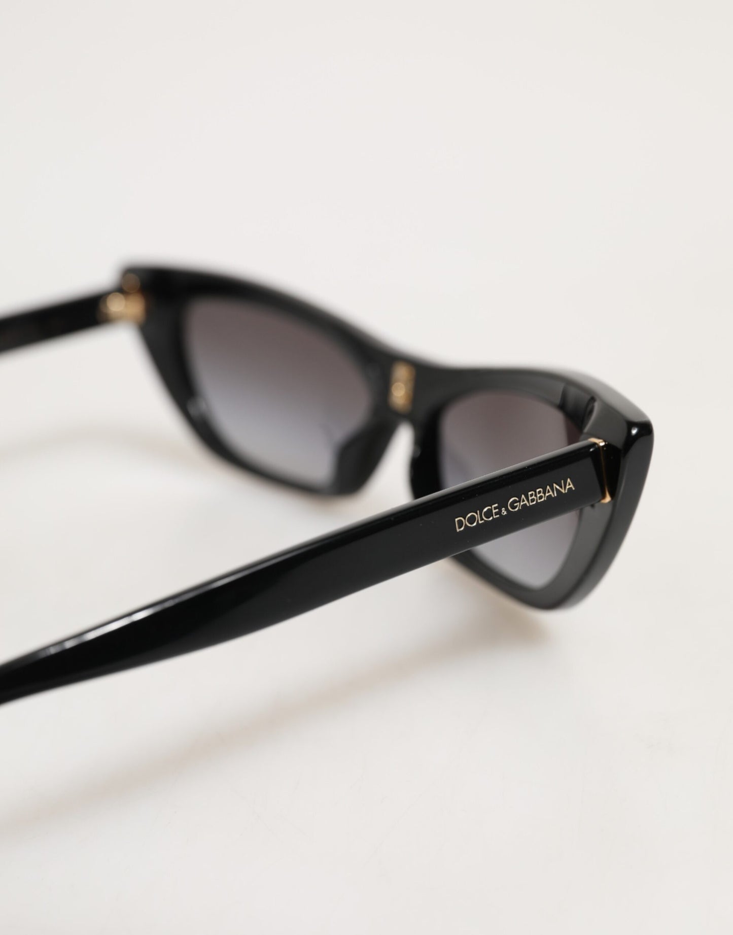 Dolce & Gabbana Black Re-Edition DNA Cat-Eye Frame Sunglasses