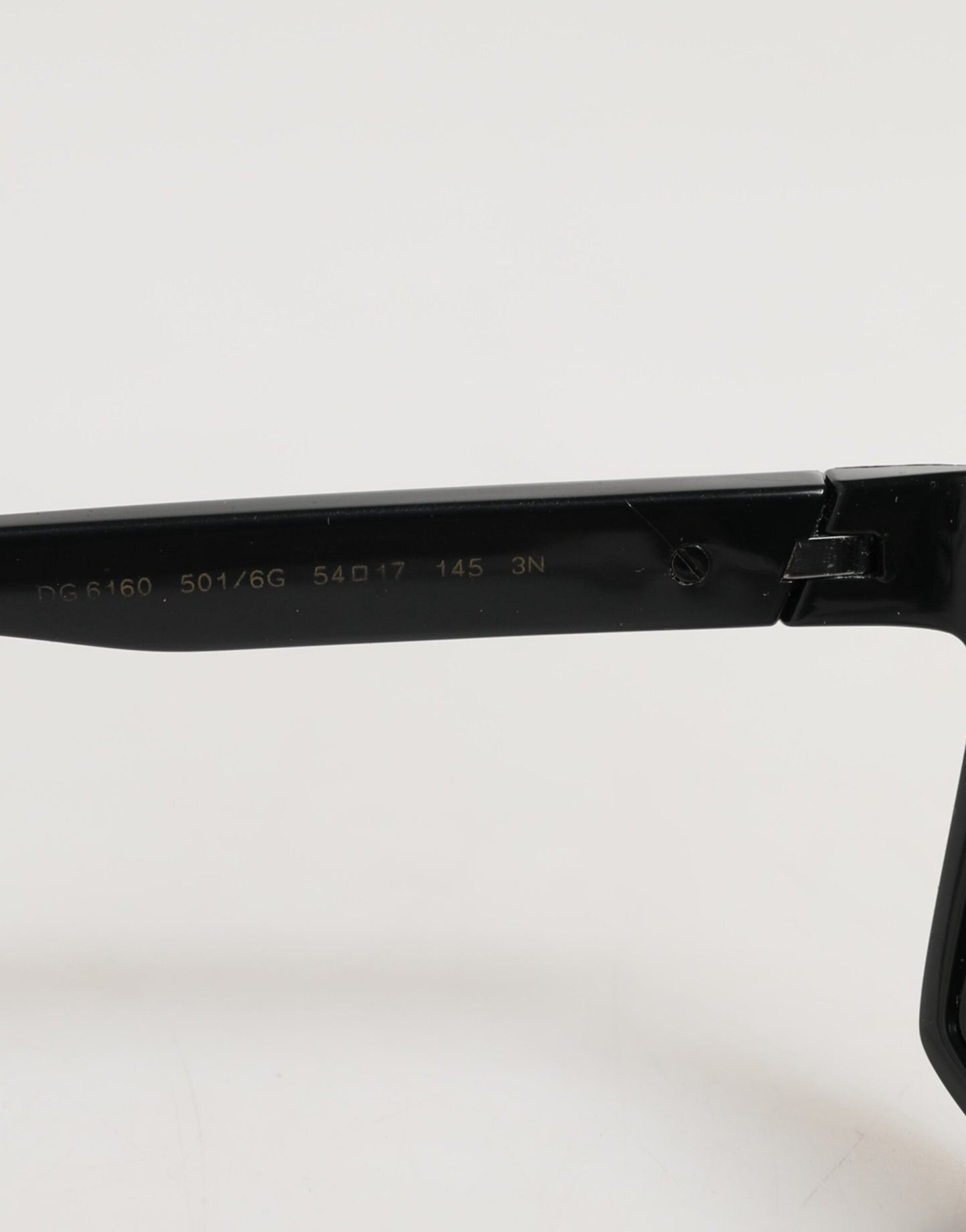 Dolce & Gabbana DG6160 Square Black Polyamide Sport Logo Sunglasses