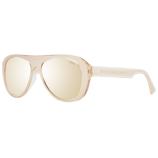 Lozza Rose Gold Acetate & Plastic Sunglasses