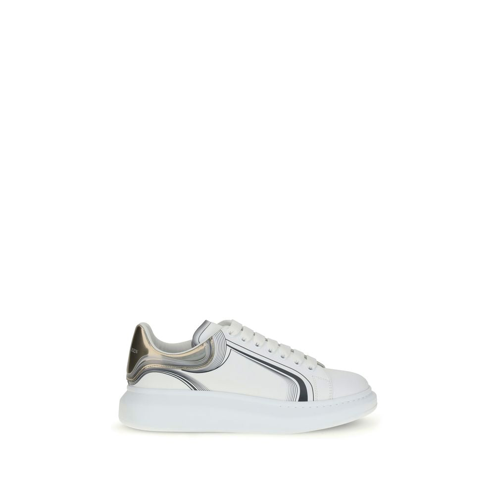 Alexander McQueen White Rubber Platform Sneakers