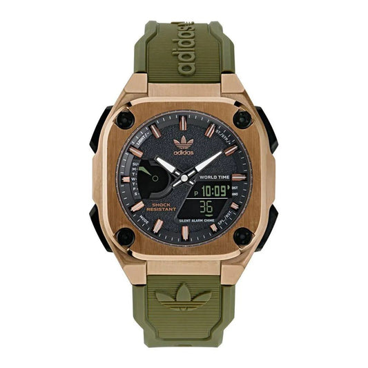 Adidas Green Synthetic Sport Watch